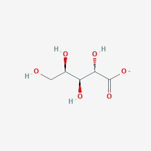 molecular formula C5H9O6- B1237675 D-李酮酸 