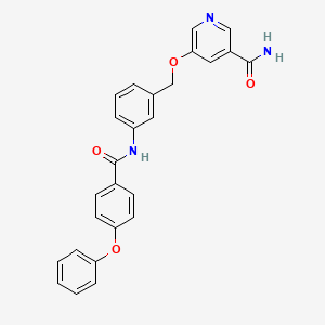 molecular formula C26H21N3O4 B12376802 Sirt2-IN-14 