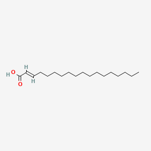 molecular formula C18H34O2 B1237685 (E)-octadec-2-enoic acid CAS No. 27251-59-8