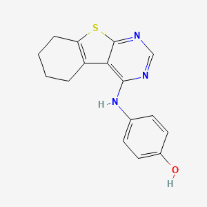 molecular formula C16H15N3OS B12376860 Tyrosine kinase-IN-7 