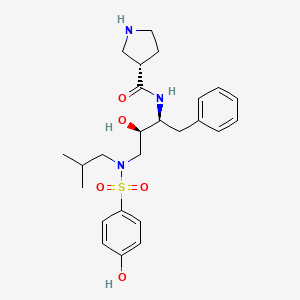 molecular formula C25H35N3O5S B12376873 HIV-1 protease-IN-12 