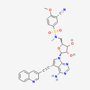 molecular formula C31H27N7O6S B12376885 SARS-CoV-2 nsp14-IN-4 