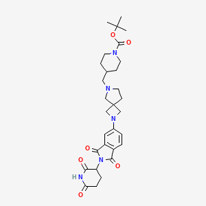 molecular formula C30H39N5O6 B12376944 E3 Ligase Ligand-linker Conjugate 12 