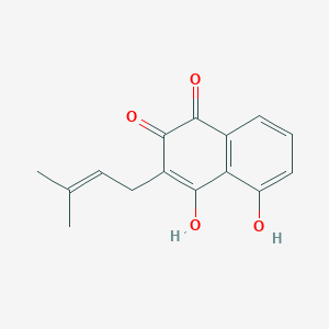 molecular formula C15H14O4 B1237699 5-羟基拉帕醇 