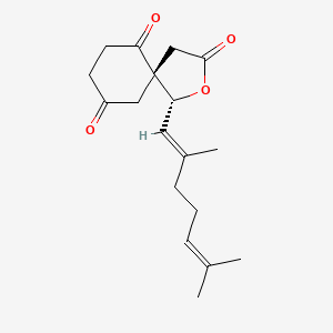 molecular formula C18H24O4 B12377034 Anticancer agent 156 