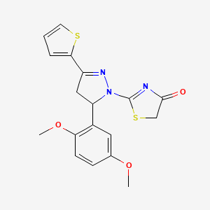 molecular formula C18H17N3O3S2 B12377035 Dhfr-IN-11 