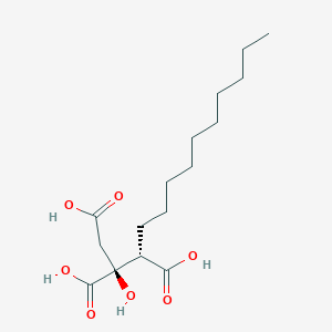 molecular formula C16H28O7 B1237704 (2S,3S)-2-hydroxytridecane-1,2,3-tricarboxylic acid 