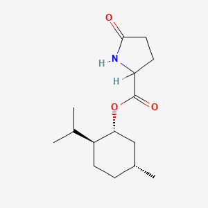 molecular formula C16H30O6 B1237705 Menthyl pyrrolidone carboxylate, (-),dl- CAS No. 52528-10-6