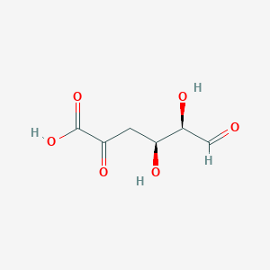 molecular formula C6H8O6 B1237706 5-脱氢-4-脱氧-D-葡萄糖醛酸 