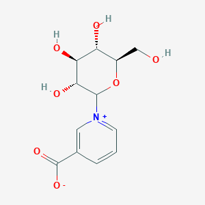 molecular formula C12H15NO7 B1237707 N-(D-吡喃葡萄糖基)烟酸 