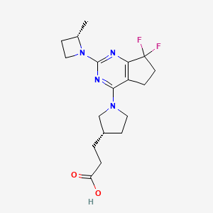 molecular formula C18H24F2N4O2 B12377070 Khk-IN-4 