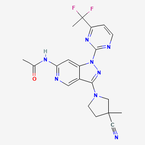 molecular formula C20H20F2N8O B12377084 Tyk2-IN-16 