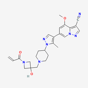 molecular formula C25H29N7O3 B12377132 Fgfr3-IN-8 