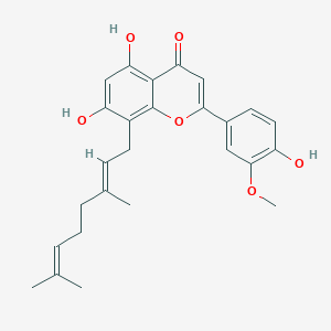 molecular formula C26H28O6 B12377135 Cannflavin C 