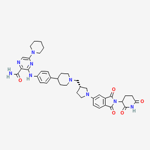 molecular formula C39H45N9O5 B12377143 Zelebrudomide CAS No. 3024312-52-2