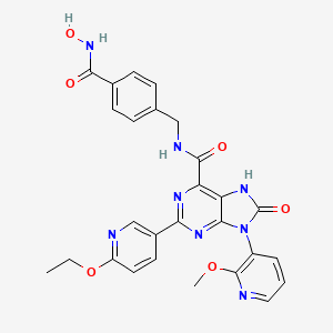 molecular formula C27H24N8O6 B12377152 Hdac-IN-68 