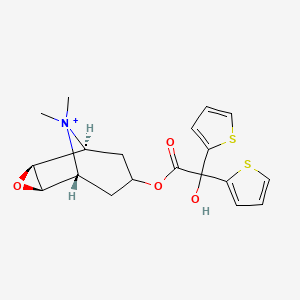 molecular formula C19H22NO4S2+ B1237716 噻托溴铵 CAS No. 186691-13-4
