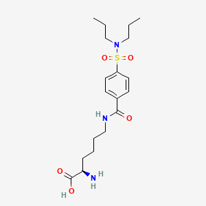 molecular formula C19H31N3O5S B12377165 Anticancer agent 191 