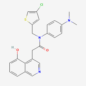 molecular formula C24H22ClN3O2S B12377188 SARS-CoV-2 3CLpro-IN-19 