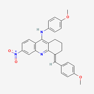 molecular formula C28H25N3O4 B12377196 AChE/BChE-IN-17 