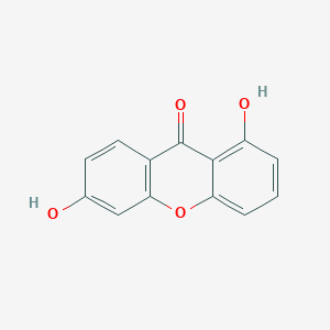 molecular formula C13H8O4 B1237720 1,6-Dihydroxyxanthone CAS No. 5042-08-0