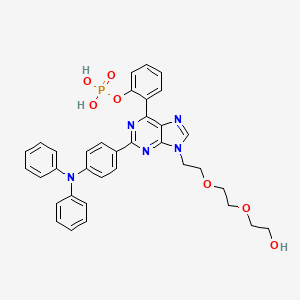 molecular formula C35H34N5O7P B12377225 Tpeg-P 