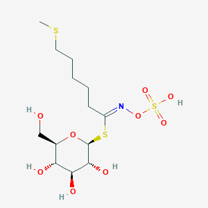 1-S-[(1Z)-6-(methylsulfanyl)-N-(sulfooxy)hexanimidoyl]-1-thio-beta-D-glucopyranose