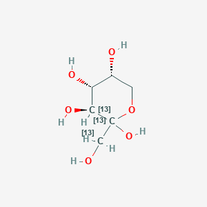 molecular formula C6H12O6 B12377230 D-Fructose-13C3 