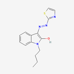 molecular formula C15H16N4OS B12377250 Antimicrobial agent-22 