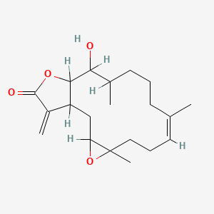 molecular formula C20H30O4 B1237726 12,13-Bisepieupalmerin CAS No. 92693-30-6