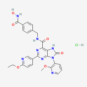 molecular formula C27H25ClN8O6 B12377276 Hdac-IN-69 