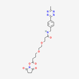 molecular formula C23H28N6O7 B12377291 Me-Tet-PEG2-NHS 