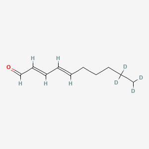 molecular formula C10H16O B12377298 trans,trans-2,4-Decadienal-d4 