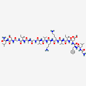 molecular formula C76H131N19O19 B12377313 Aurein 2.3 