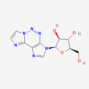 molecular formula C11H12N6O4 B12377316 2-Aza-|A-adenosine 