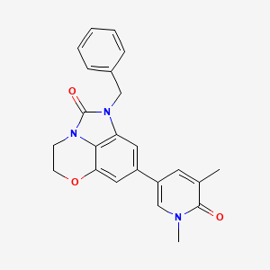 molecular formula C23H21N3O3 B12377358 BRD4 Inhibitor-28 