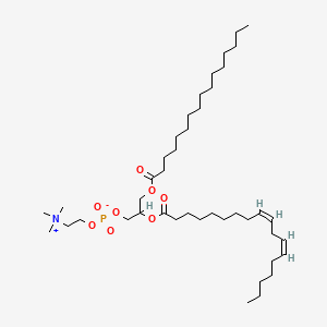 molecular formula C42H80NO8P B1237736 1-Palmitoyl-2-linoleoylphosphatidylcholine CAS No. 6931-84-6