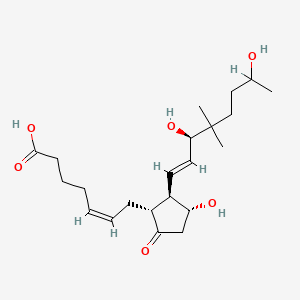 molecular formula C22H36O6 B1237737 19-OH-Dime-PGE2 CAS No. 93800-35-2