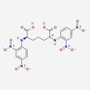 molecular formula C19H18N6O12 B12377389 (2R)-2,6-bis(2,4-dinitroanilino)heptanedioic acid 