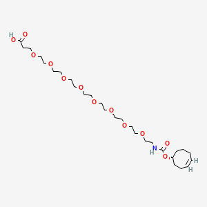 molecular formula C28H51NO12 B12377430 (R,E)-TCO-PEG8-acid 