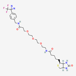 Biotin-PEG3-CONH-Ph-CF3-diazirine