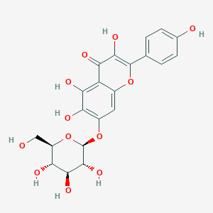 molecular formula C21H20O12 B12377462 6-Hydroxykaempferol 7-O-|A-glucopyranoside 