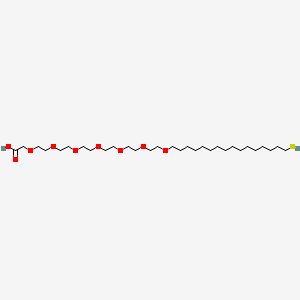 molecular formula C30H60O9S B12377489 Carboxy-EG6-hexadecanethiol 