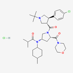 molecular formula C35H54Cl2N4O4 B12377507 Bivamelagon (hydrochloride) 