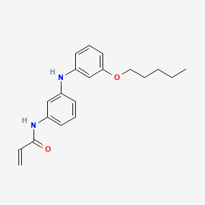 N-[3-(3-pentoxyanilino)phenyl]prop-2-enamide