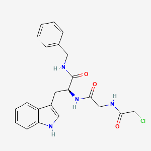 molecular formula C22H23ClN4O3 B12377538 SARS-CoV-2 3CLpro-IN-22 