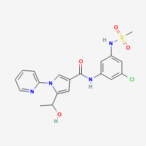 molecular formula C19H19ClN4O4S B12377578 Dhx9-IN-15 