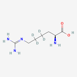 molecular formula C7H16N4O2 B12377580 H-HoArg-OH-d4 