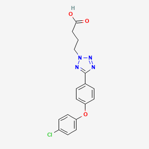 molecular formula C17H15ClN4O3 B12377626 Lta4H-IN-3 