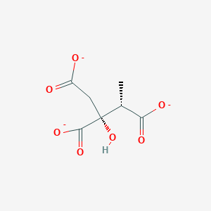 molecular formula C7H7O7-3 B1237766 (2R,3S)-2-methylcitrate(3-) 